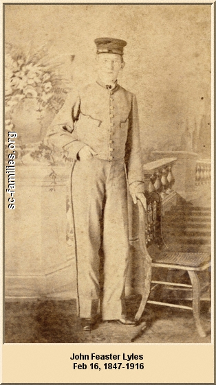 Photograph of Cadet John Feaster Lyles