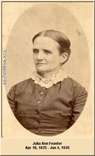 Julia Ann Feaster Coleman.