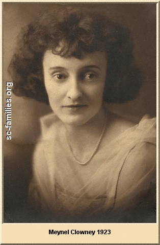 Meynel Clowney in 1923.