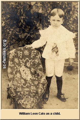 William Leon Cato as a child.