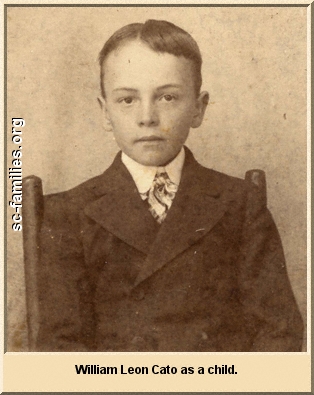 William Leon Cato as a child.